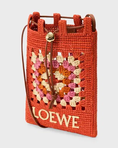 Loewe x Paula's Ibiza Crochet Raffia Pocket Crossbody Bag | Thumbnail 8 Loewe x Paula's Ibiza Crochet Raffia Pocket Crossbody Bag | Thumbnail 8
