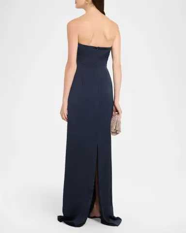 Ramy Brook Raquel Strapless Plunging Column Gown | Thumbnail 3 Ramy Brook Raquel Strapless Plunging Column Gown | Thumbnail 3