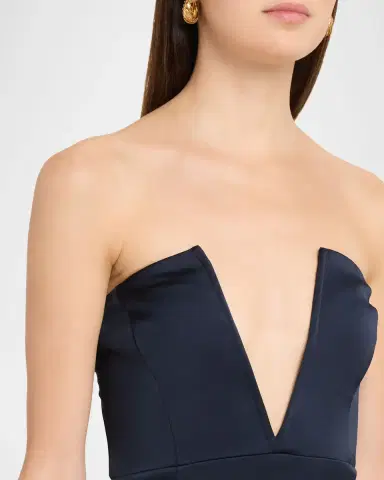 Ramy Brook Raquel Strapless Plunging Column Gown | Thumbnail 5 Ramy Brook Raquel Strapless Plunging Column Gown | Thumbnail 5