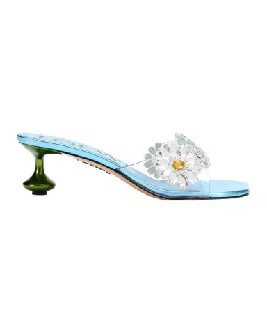 Loewe x Paula's Ibiza 45mm Toy Flower-Embellished Slide Sandals | Thumbnail 1