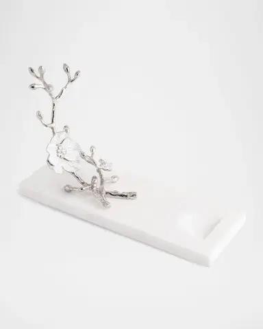 Michael Aram Silver Orchid Wine Rest | Thumbnail 3