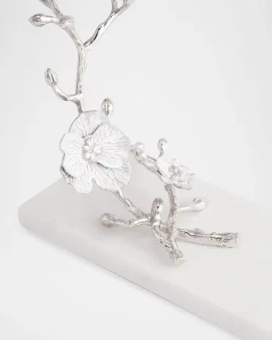 Michael Aram Silver Orchid Wine Rest | Thumbnail 4