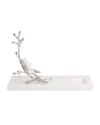 Michael Aram Silver Orchid Wine Rest | Thumbnail 1