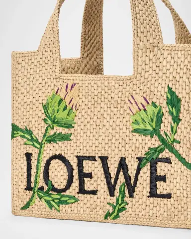 Loewe x Paula's Ibiza Embroidered Raffia Tote Bag | Thumbnail 6 Loewe x Paula's Ibiza Embroidered Raffia Tote Bag | Thumbnail 6
