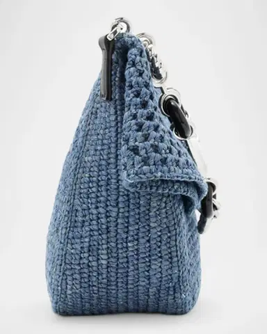 Loewe x Paula's Ibiza Ola Medium Bag in Denim-Effect Raffia | Thumbnail 6 Loewe x Paula's Ibiza Ola Medium Bag in Denim-Effect Raffia | Thumbnail 6