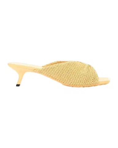 Loewe x Paula's Ibiza 45mm Pebble Woven Slide Sandals | Thumbnail 1