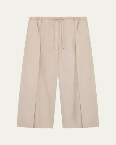 Loewe x Paula's Ibiza Pleated Wide-Leg Crop Drawstring Pants | Thumbnail 5 Loewe x Paula's Ibiza Pleated Wide-Leg Crop Drawstring Pants | Thumbnail 5