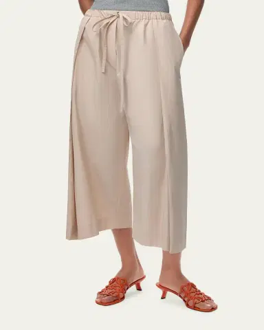 Loewe x Paula's Ibiza Pleated Wide-Leg Crop Drawstring Pants | Thumbnail 8 Loewe x Paula's Ibiza Pleated Wide-Leg Crop Drawstring Pants | Thumbnail 8