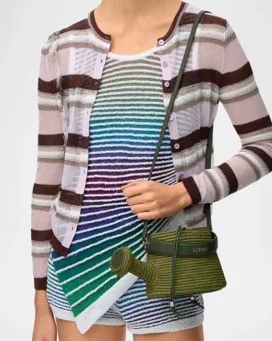 Loewe x Paula's Ibiza Raffia Watering Can Crossbody Bag | Thumbnail 2