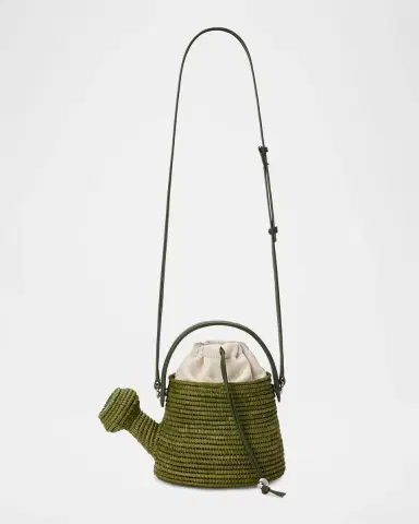 Loewe x Paula's Ibiza Raffia Watering Can Crossbody Bag | Thumbnail 3