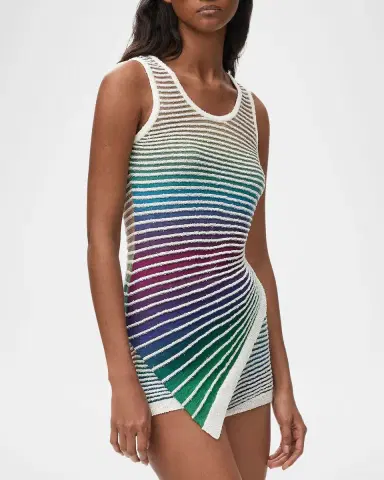Loewe x Paula's Ibiza Asymmetric Striped Tank Top | Thumbnail 4 Loewe x Paula's Ibiza Asymmetric Striped Tank Top | Thumbnail 4