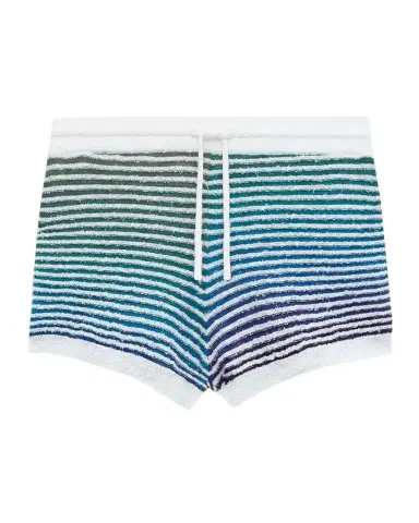 LOEWE x Paula's Ibiza Stretch Cotton Striped Knit Shorts | Thumbnail 1 LOEWE x Paula's Ibiza Stretch Cotton Striped Knit Shorts | Thumbnail 1