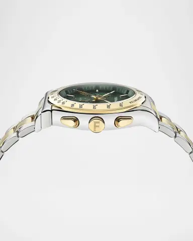 Ferragamo Men's 1927 Two-Tone Bracelet Chronograph Watch | Thumbnail 2