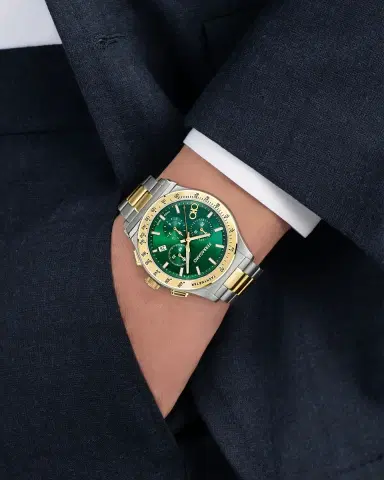 Ferragamo Men's 1927 Two-Tone Bracelet Chronograph Watch | Thumbnail 5
