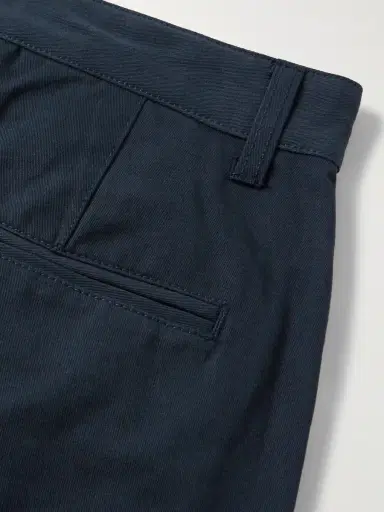 FrizmWORKS Haworth Tapered Cropped Pleated Cotton-Twill Trousers | Thumbnail 5