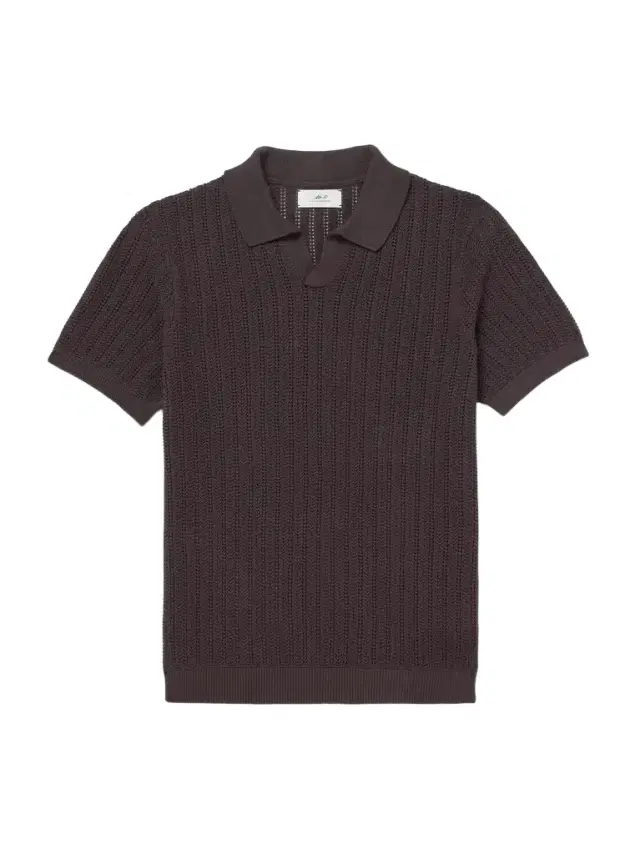 MR P. Open-Knit Organic Cotton Polo Shirt