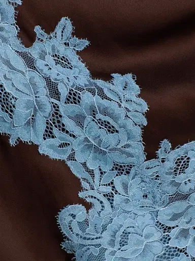 A.L.C. Women's Olivia Contrast Lace-Trim Maxi Skirt - Ganache French Blue - Size XL | Thumbnail 7 A.L.C. Women's Olivia Contrast Lace-Trim Maxi Skirt - Ganache French Blue - Size XL | Thumbnail 7