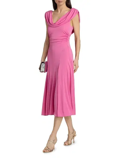 Cinq à Sept Women's Carino Jersey Midi-Dress | Thumbnail 2