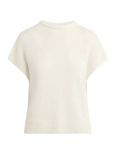 Favorite Daughter Women's The Stevie Linen Short-Sleeve Sweater | Thumbnail 1 Favorite Daughter Women's The Stevie Linen Short-Sleeve Sweater | Thumbnail 1