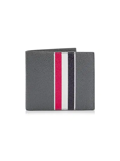 Thom Browne Men's RWB Leather Bifold Wallet | Thumbnail 1