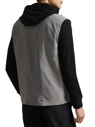RLX Ralph Lauren Men's Tech Stretch Full-Zip Vest - Peak Grey - Size XXL | Thumbnail 4 RLX Ralph Lauren Men's Tech Stretch Full-Zip Vest - Peak Grey - Size XXL | Thumbnail 4