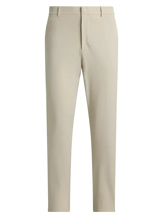 Men's Standard Stretch-Nylon Straight-Leg Pants - Basic Sand