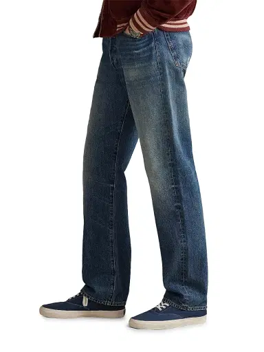 Polo Ralph Lauren Men's 3X1 Rigid Kensington Straight-Leg Jeans | Thumbnail 4 Polo Ralph Lauren Men's 3X1 Rigid Kensington Straight-Leg Jeans | Thumbnail 4