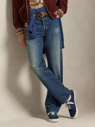 Polo Ralph Lauren Men's 3X1 Rigid Kensington Straight-Leg Jeans | Thumbnail 7 Polo Ralph Lauren Men's 3X1 Rigid Kensington Straight-Leg Jeans | Thumbnail 7