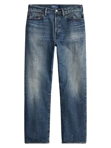 Polo Ralph Lauren Men's 3X1 Rigid Kensington Straight-Leg Jeans | Thumbnail 1 Polo Ralph Lauren Men's 3X1 Rigid Kensington Straight-Leg Jeans | Thumbnail 1