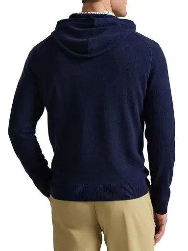 RLX Ralph Lauren Men's Cashmere Knit Hoodie | Thumbnail 4 RLX Ralph Lauren Men's Cashmere Knit Hoodie | Thumbnail 4
