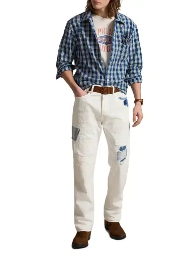 Polo Ralph Lauren Men's 3X1 Rigid Byrdcliffe Straight-Leg Jeans | Thumbnail 2 Polo Ralph Lauren Men's 3X1 Rigid Byrdcliffe Straight-Leg Jeans | Thumbnail 2