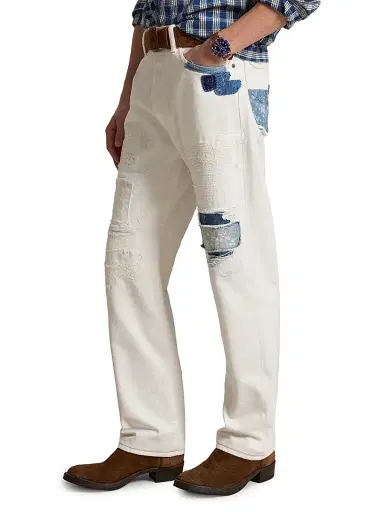 Polo Ralph Lauren Men's 3X1 Rigid Byrdcliffe Straight-Leg Jeans | Thumbnail 4 Polo Ralph Lauren Men's 3X1 Rigid Byrdcliffe Straight-Leg Jeans | Thumbnail 4