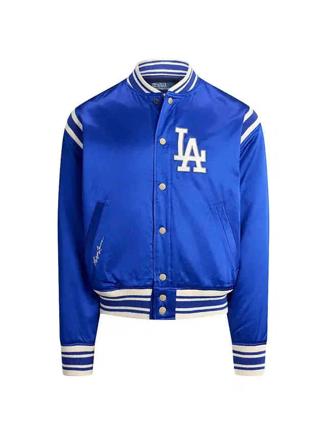 Polo Ralph Lauren Men's Dodgers Satin Woven Bomber Jacket - Rugby Royal