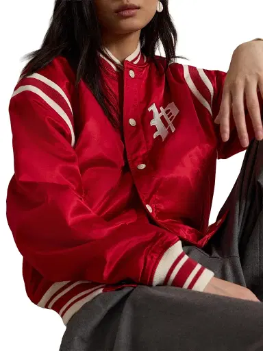 Polo Ralph Lauren Men's Phillies Satin Woven Bomber Jacket - Ralph Red - Size XXL | Thumbnail 7 Polo Ralph Lauren Men's Phillies Satin Woven Bomber Jacket - Ralph Red - Size XXL | Thumbnail 7
