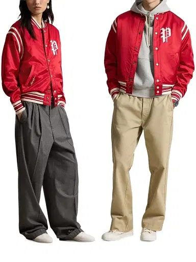 Polo Ralph Lauren Men's Phillies Satin Woven Bomber Jacket - Ralph Red - Size XXL | Thumbnail 8 Polo Ralph Lauren Men's Phillies Satin Woven Bomber Jacket - Ralph Red - Size XXL | Thumbnail 8
