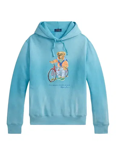 Polo Ralph Lauren Men's Preppy Polo Bear Fleece Hoodie - Perfect Turquoise Summer Bear - Size XL | Thumbnail 1 Polo Ralph Lauren Men's Preppy Polo Bear Fleece Hoodie - Perfect Turquoise Summer Bear - Size XL | Thumbnail 1