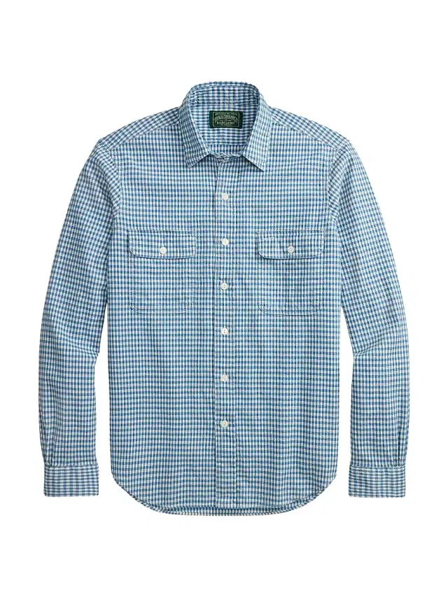 Polo Ralph Lauren Men's Gingham Cotton Button-Front Shirt - Indigo Cream