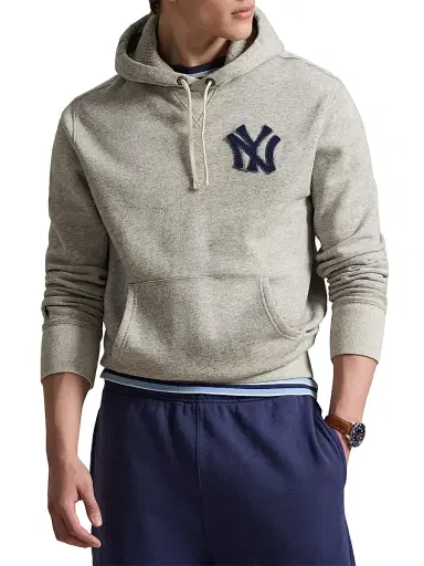 Polo Ralph Lauren Men's Yankees Vintage Fleece Hoodie | Thumbnail 3