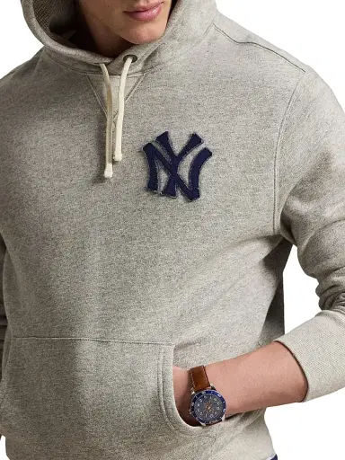 Polo Ralph Lauren Men's Yankees Vintage Fleece Hoodie | Thumbnail 5
