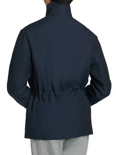 Saks Fifth Avenue Men's Linen Field Jacket | Thumbnail 5 Saks Fifth Avenue Men's Linen Field Jacket | Thumbnail 5
