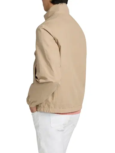 Saks Fifth Avenue Men's Linen-Blend Reversible Jacket - Navy Oyster - Size Medium | Thumbnail 5