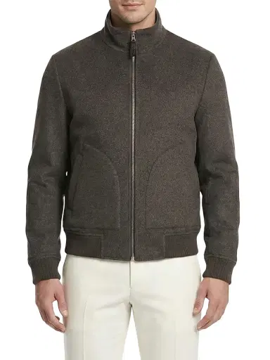 Gorski Men's Reversible Select Cashmere and Wool Jacket - Taupe Light Taupe - Size XXL | Thumbnail 2