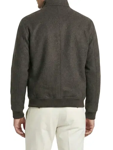 Gorski Men's Reversible Select Cashmere and Wool Jacket - Taupe Light Taupe - Size XXL | Thumbnail 4
