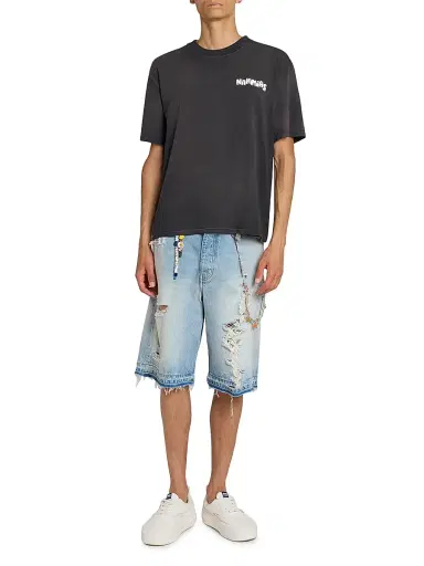 Nahmias Men's Daydreaming Flower Trip Boxy T-Shirt | Thumbnail 2