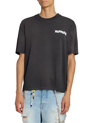 Nahmias Men's Daydreaming Flower Trip Boxy T-Shirt | Thumbnail 3
