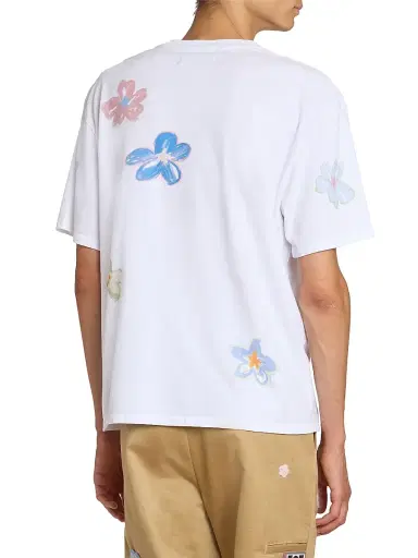 Nahmias Men's Daydreaming Super Bloom Boxy T-Shirt - White - Size XXL | Thumbnail 5