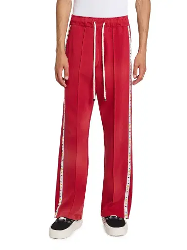 Nahmias Men's Daydreaming Novelty Track Pants - Ruby - Size XXL | Thumbnail 3