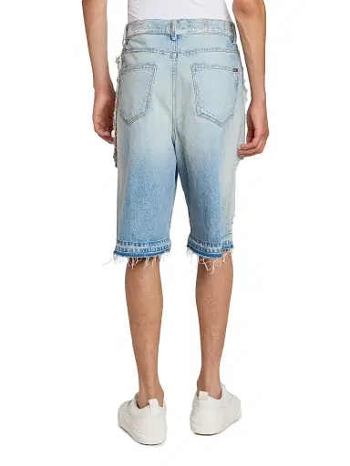 Nahmias Men's Daydreaming Venice Denim Shorts - Light Indigo Denim | Thumbnail 5 Nahmias Men's Daydreaming Venice Denim Shorts - Light Indigo Denim | Thumbnail 5
