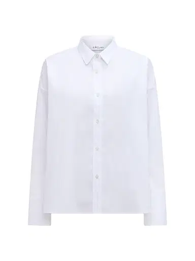 CALLAS MILANO Women's Srene Scarf Back Shirt - White Lagoon - Size 0 | Thumbnail 3