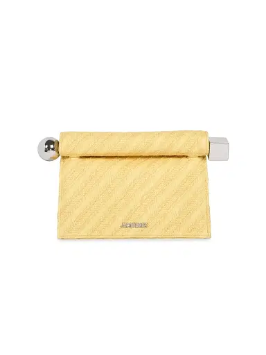 Jacquemus Women's La Pochette Rond Carré Clutch | Thumbnail 1 Jacquemus Women's La Pochette Rond Carré Clutch | Thumbnail 1